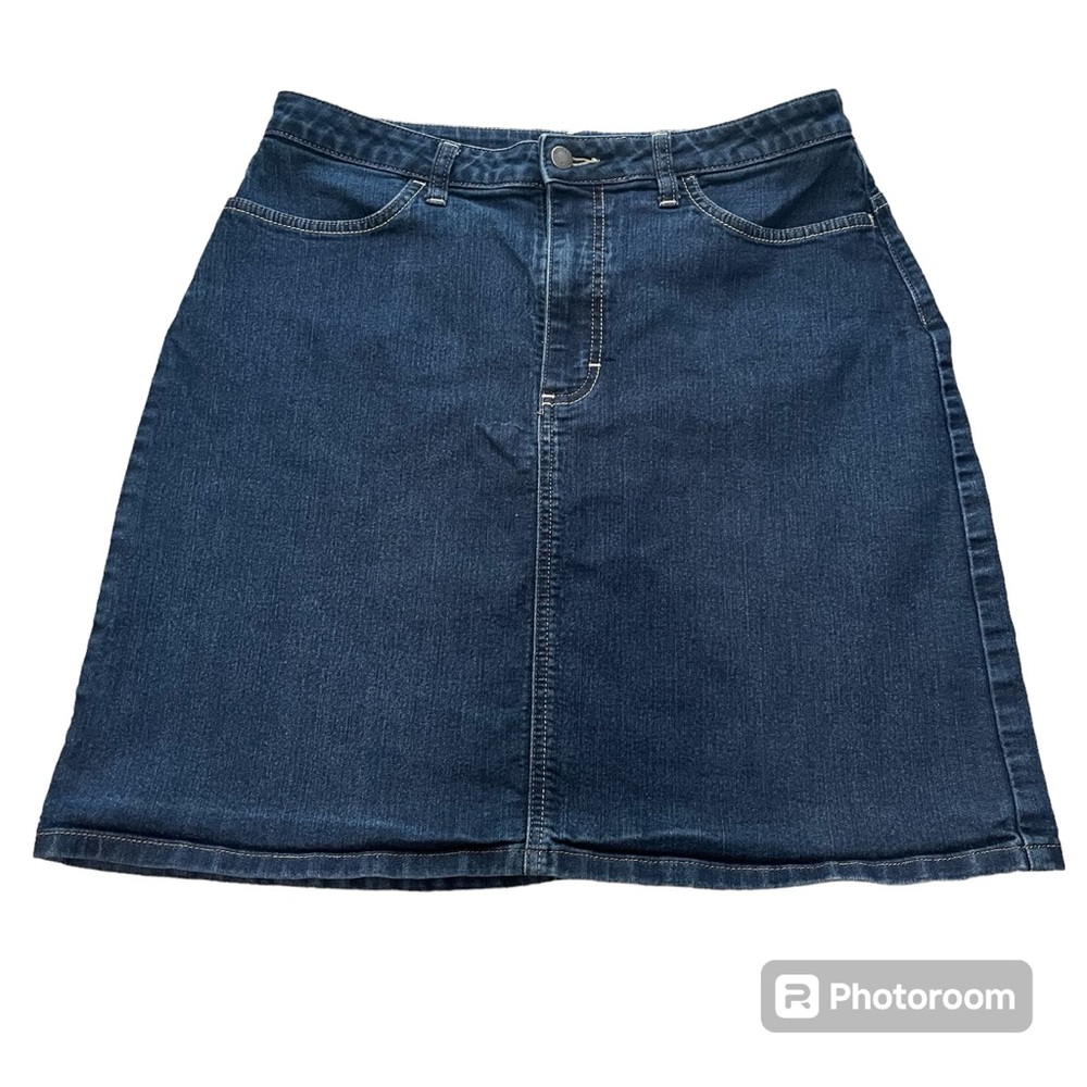 Riders by Lee size 14M women’s mid-rise blue jean skirt